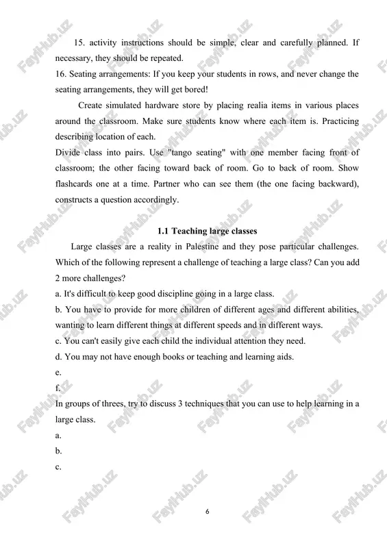 aught explicitly (deductively). 5. deductive learning is essential: the teacher gives rules explicitly then the rules are reinforced with examples and exercises. 6. l1 is the medium of instruction classes are taught in the students' mother tongue, with little active use of the target language. 7. the role of the teacher is very traditional and authoritarian in the classroom. 8. most of the interaction in the classroom is from the teacher to the students. there is little student initiation and little student-student interaction. in-class reflection ……………………………………………………………………………………………………………………………………………………………………………… the direct method principles & characteristics 1. advocated first by french and german educators and then introduced to american commercial language schools by berlitz at the turn of the 20th century. this approach was developed initially as a reaction to the grammar-translation approach in an attempt to integrate more use of the target language in instruction. 2. based on the way that children learn …