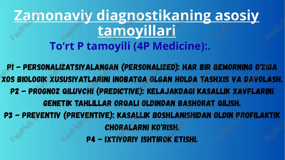 innovatsion tibbiyotda diagnostika usullari ba ularning ahamiyati - Page 5