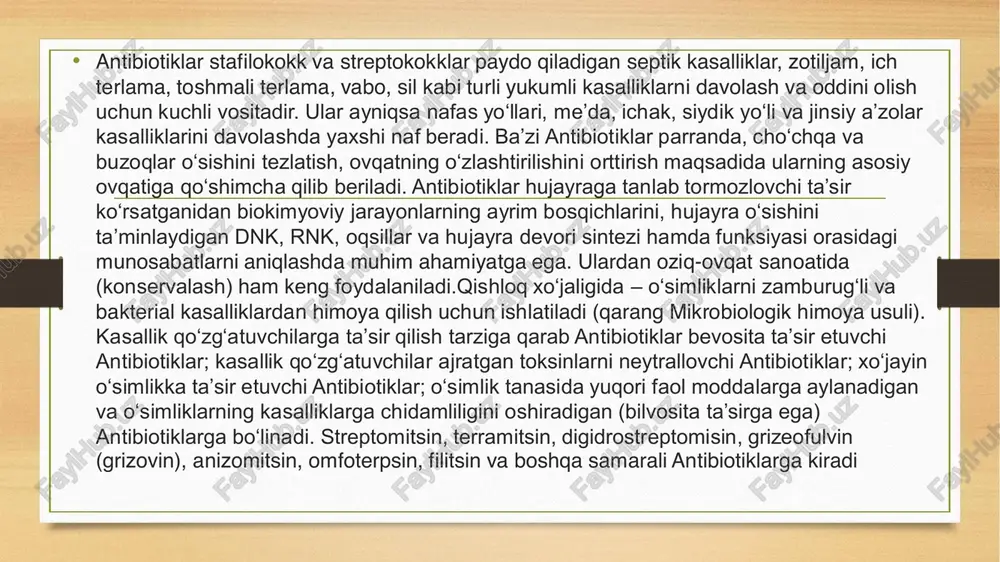 antibiotiklar tushunchasi - Page 5