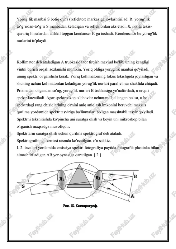 rqalgan qurilma universal o'lchov mikroskopi bo'lib, unda o'lchangan qism uzunlamasına vagonda, bosh mikroskop esa ko'ndalang bo'ylab harakatlanadi. uchinchi guruh qurilmalari o'lchangan chiziqli miqdorlarni o'lchovlar yoki o'lchovlar bilan solishtirish uchun ishlatiladi. ular odatda taqqoslashlarning umumiy nomi ostida birlashtiriladi. ushbu qurilmalar guruhiga optimetr (optikator, o'lchash mashinasi, kontaktli interferometr, optik masofa o'lchagich va boshqalar) kiradi. optik o'lchash asboblari geodeziyada ham keng qo'llaniladi (nivelin, teodolit va boshqalar). teodolit - geodeziya ishlarida, topografik va shaxta o'lchash ishlarida, qurilishda va hokazolarda yo'nalishlarni aniqlash va gorizontal va vertikal burchaklarni o'lchash uchun geodezik asbob. nivelir - er yuzasidagi nuqtalarning balandligini o'lchash - tekislash, shuningdek, montaj paytida gorizontal yo'nalishlarni belgilash uchun geodezik vosita. ishlaydi. navigatsiyada sekstant keng qo'llaniladi - kuzatuvchining joylashuvi koordinatalarini aniqlash uchun osmon jismlarining ufqdan balandligi yoki ko'rinadigan jismlar orasidagi burchaklarni o'lchash uchun goniometrik aks ettiruvchi asbob. sekstantning eng muhim xususiyati - kuzatuvchining ko'rish maydonida bir vaqtning o'zida ikkita ob'ektni birlashtirish imkoniyati, ular orasidagi burchak o'lchanadi, bu …