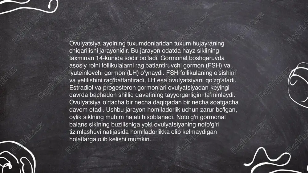 jinsiy siklning gormonal boshqaruvli mexanizmi - Page 5