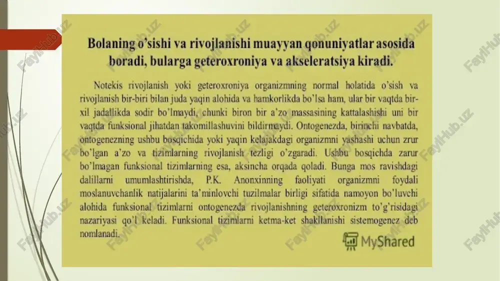 organizmning o’sishi va rivojlanishi - Page 5