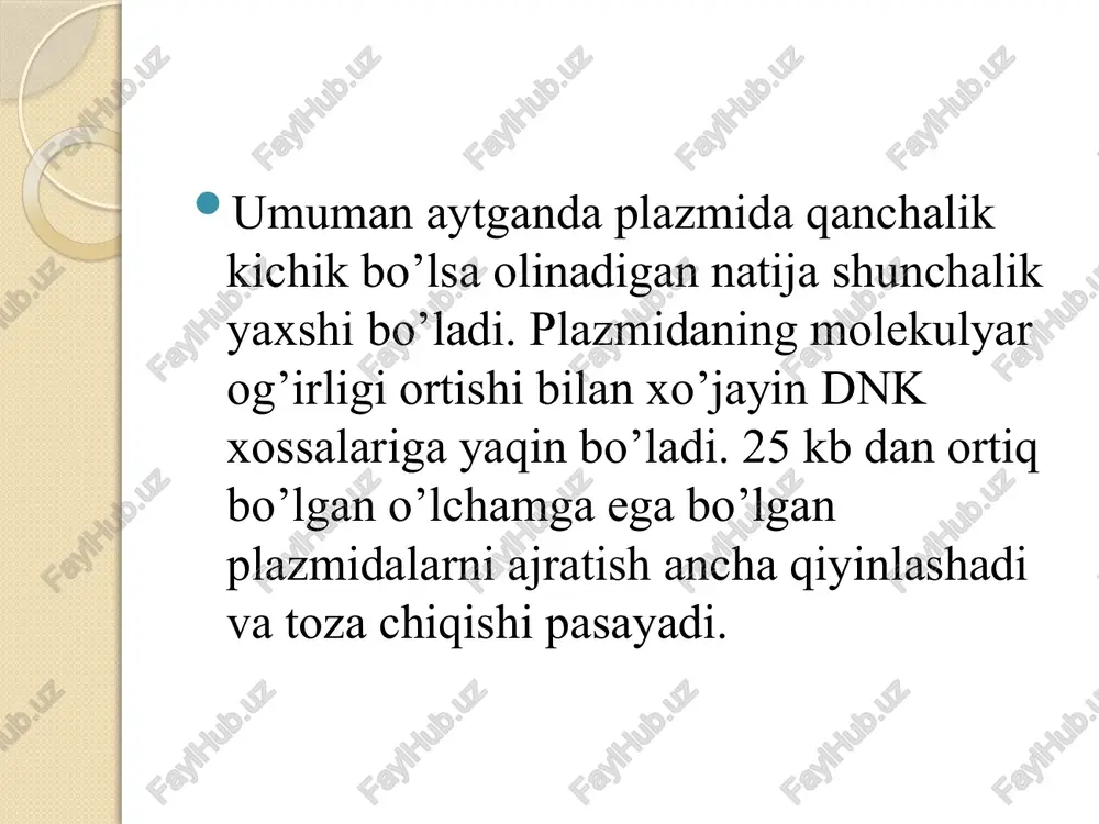 plazmid dnk siniajratish - Page 5