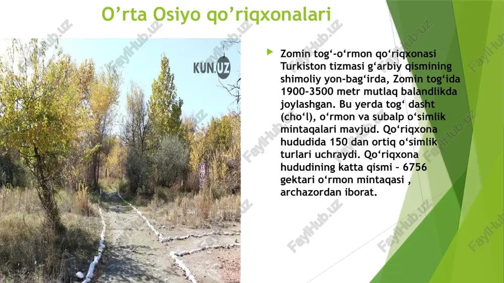 o’rta osiyo qo’riqxonalari - Page 5