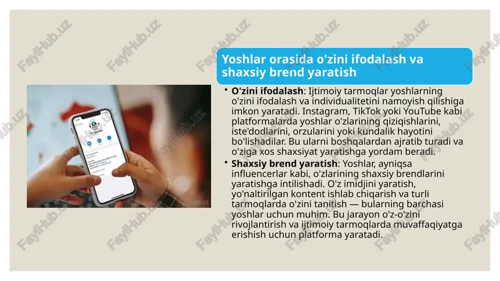 internet va ijtimoiy tarmoqlarning yoshlardunyo sig'ata'siri - Page 5