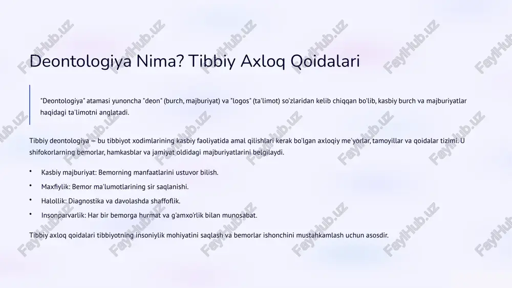 tibbiyotga kirish va deontologiya asoslari - Page 5