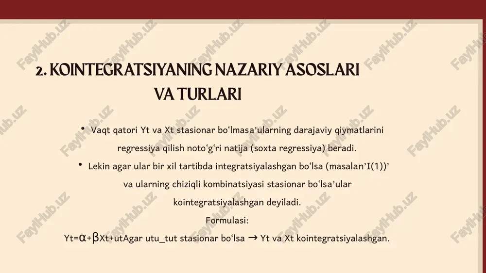 kointegratsiya va xatolarni to'g'rilash mexanizimi - Page 5