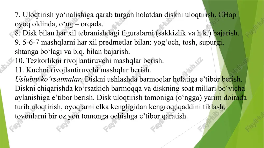 disk uloqtirish texnikasini fazalarini o'rgatish - Page 5