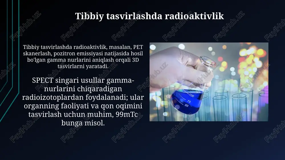 yadro kimyosining tibbiyotdagi o'rni - Page 5