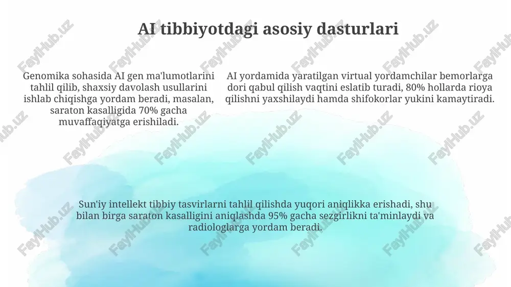 suniy intellektning tibbiyotga tasiri - Page 5