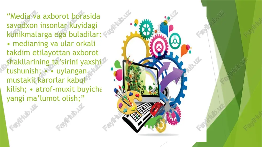 media va axborot savodxonligining asosiy unsurlari - Page 5