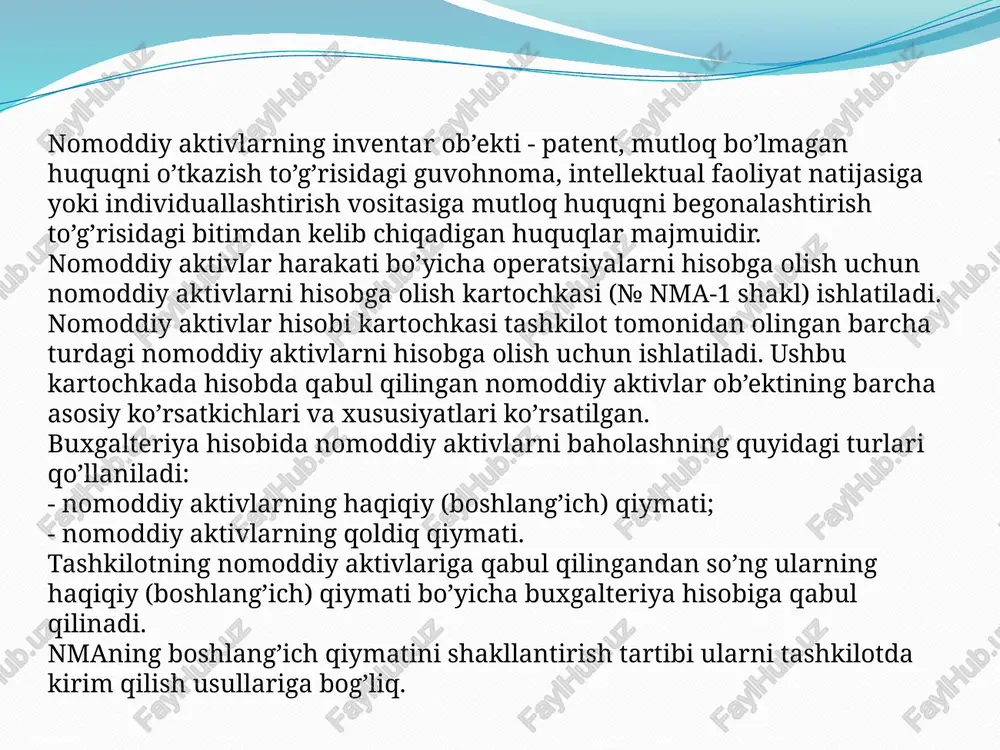 nomoddiy aktivlarni kirim qilish - Page 5