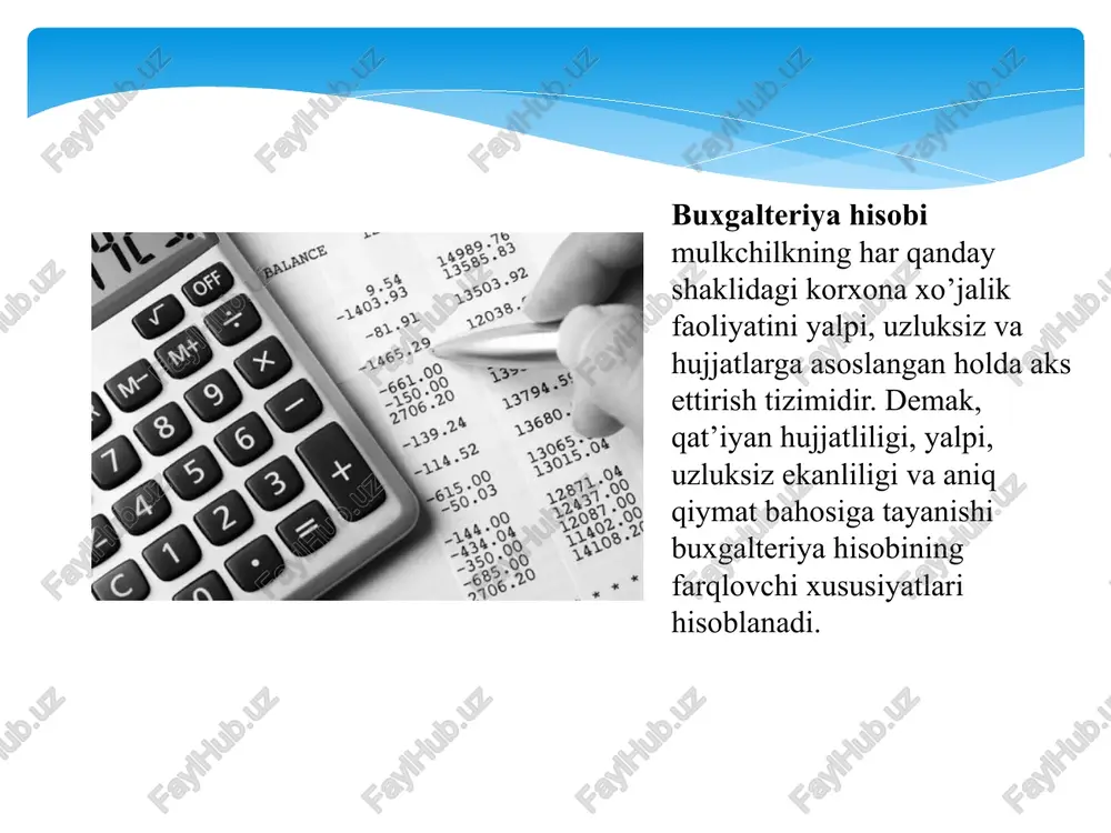 buxgalteriya hisobining o'rni va ahamiyati - Page 5