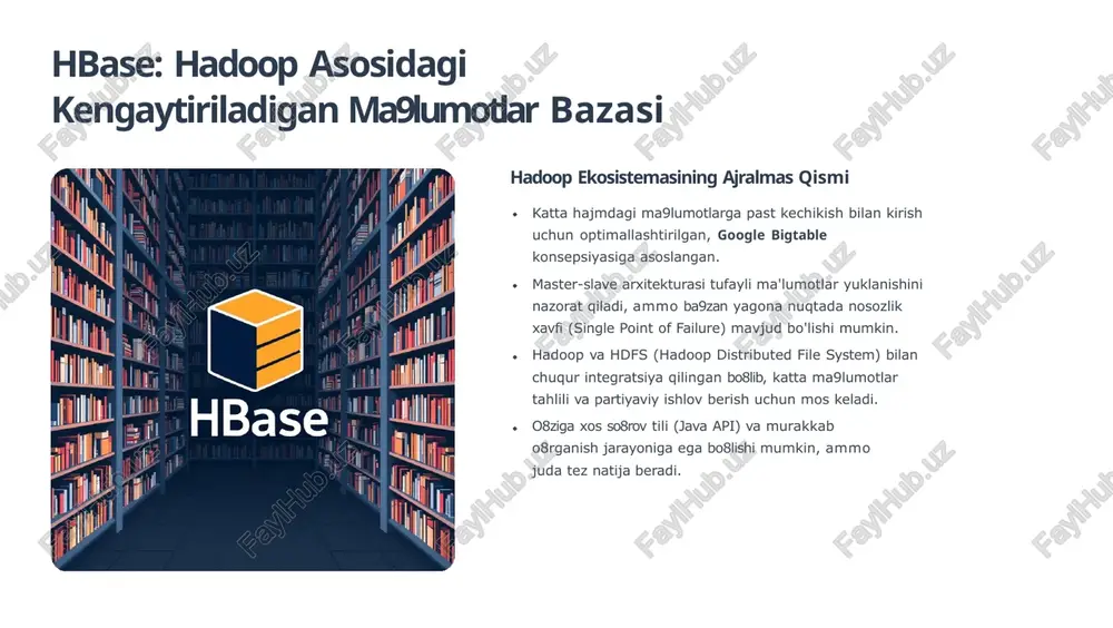nosql ma'lumotlar bazalari: mongodb, cassandra va hbase taqqoslash - Page 5