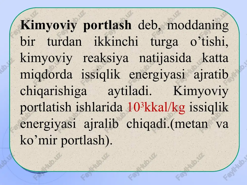 portlashtirish va portlovchi moddalar - Page 5