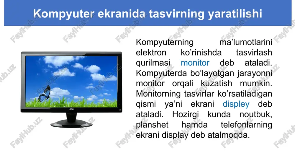 grafikobyektlar va ularni kompyuterda tasvirlash usullari - Page 5