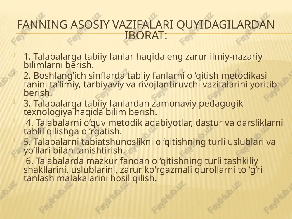tabiiy fanlarni o'qitish metodikasi - Page 5