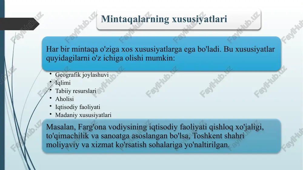 chiqarish- insoniyat tomonidan tabiiy boyliklarni o’z ehtiyojiga moslashtirish orqali mahsulot yaratish jarayoni hisoblanadi ishlab chiqaruvchi kuchlar - bu insonning ishlab chiqarish faoliyatiga yordam beradigan barcha omillar yig`indisidan iborat. ya`ni ishchi kuchi va ishlab chiqarish vositalari (texnika, texnologiya, zavod binolari, infratuzilma, texnik bilimlar, xom ashyo, o'simliklar, hayvonlar, ekspluatatsiya qilinadigan yerlar va h.k.) ishlab chiqarish omillarining turkumlanishi ishlab chiqarish munosabatlari deganda ishlab chiqarish jarayonida, ayniqsa, ishlab chiqarish vositalarining egalari va egalari bo'lmaganlar o'rtasida vujudga keladigan ijtimoiy munosabatlar tushuniladi. ishlab chiqarishning tarkibiy tuzilishi ilmiy manbalarda ishlab chiqarish kuchlarini rivojlantirish va joylashtirishning quyidagi asosiy tamoyillari ajratiladi: ishlab chiqarish tizimlarini xomashyo manbalari, yoqilg‘i va energiya resurslarini iste’mol mintaqalariga yaqin joylashtirish; yuqori samarali bo‘lgan tabiiy resurslarni o‘zlashtirish va majmuali foydalanish tizimini barpo qilish; mamlakat va mintaqalarda ekologik holatni sog‘lomlashtirish, atrofmuhitni muhofaza qilish va tabiiy resurslardan foydalanishning samarali mexanizmini ishlab chiqish va amalga oshirish, tabiatdan foydalanishning boshqaruv tizimini takomillashtirish; ilmiy manbalarda ishlab chiqarish kuchlarini rivojlantirish va joylashtirishning …