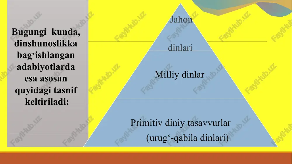 ya’qub payg‘ambarning ikkinchi nomi bo‘lib, “bani” – bolalar ma’nosini beradi. ya’ni “banu isroil” – “isroil avlodlari” ma’nosini beradi. yahudiy xalqiga nisbatan “yevrey” so‘zi ham ishlatiladi. ammo u qadimiy somiy tillarida “ibriy” so‘zining o‘zgargan shaklidir. miloddan avvalgi xv asrlarda ibrohim payg‘ambar boshchiligida dajla va furot daryolaridan kechib o‘tganlar. falastinga kelishda esa urdun daryosini kechib o‘tganlar. shu sababli ham yerli aholi ularni shu nom bilan atagani haqida manbalar xabar beradi. yahudiylikda nasl-nasab otaga emas, balki onaga qarab belgilanishidan kelib chiqqan holda yahudiy onadan tug‘ilganlar boshqa din tanlamaydilar. agar boshqa millat vakillari yahudiylikka o‘tishni istasa, unda u ruhoniylar tomonidan belgilab qo‘yilgan diniy qonun-qoidalarga itoat etishi shart hisoblangan. yahudiylik yahudiylik ta’limoti to‘rt narsaga asoslanadi: 1. yahudiylik ta’limotiga ko‘ra, yahve olamlarni yaratishni yakshanbada boshlab juma kuni tugatdi, shanbada esa dam oldi 2. yahudiylar yer yuzidagi “eng mumtozi» va u dunyoda berilajak in’omlarning eng haqlisi ekanligi haqidagi ta’limot. ular o‘zlarini xudo tomonidan saylangan, muqaddas xalq ekanini, …