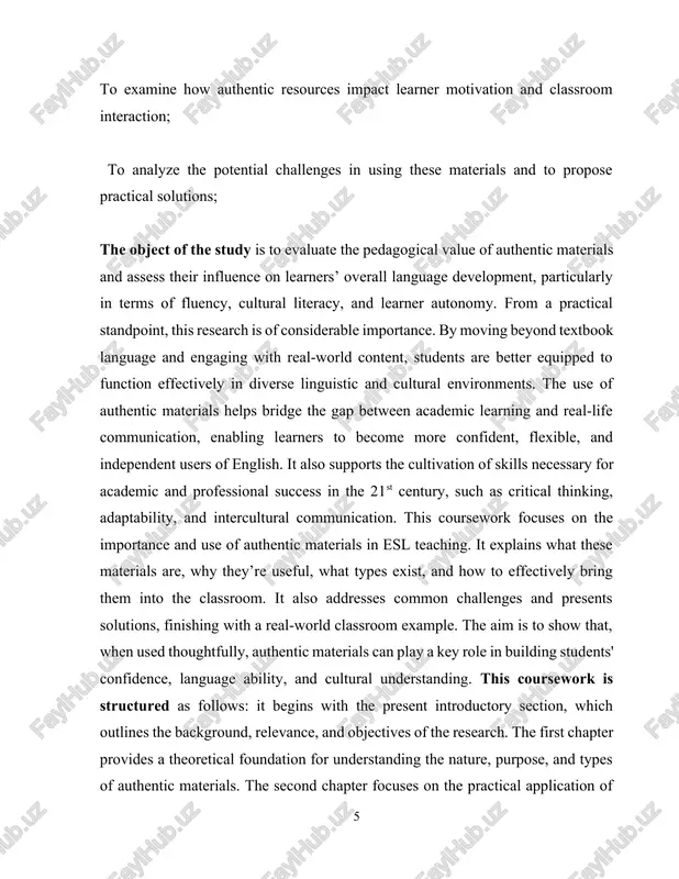 -world english. thus, while both have a place in the classroom, only authentic materials provide learners with a more immersive linguistic experience. the use of authentic materials contributes profoundly to language development across multiple dimensions. learners engage with language as it is genuinely used, experiencing colloquialisms, informal phrases, natural speech rhythms, and spontaneous sentence structures. this helps learners adapt to real-world conversations. authentic texts foster a range of communicative abilities, such as interpreting tone, understanding implied meaning, and applying vocabulary contextually. these resources often situate language within a specific scenario, like reading a job application form or understanding a café menu, allowing students to acquire both language and context together. every authentic material carries cultural footprints—whether it’s a reference to local customs in a food blog or a meme that reflects social attitudes—giving learners insights into the behavior and values of english-speaking communities. higher motivation and relevance: because these materials …