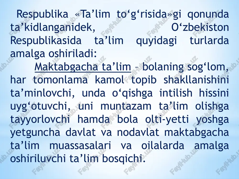 ta'lim sohasidagi davlat siyosati - Page 5