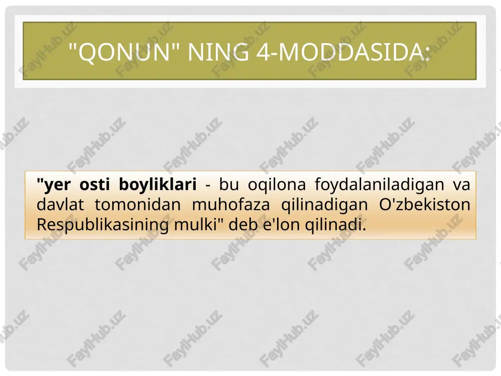 f-muhitga boshqa zararli ta'sirlar to'g'risidagi ma'lumotlarni yagona respublika ekologik axborot bankini tartibga soladi va saqlaydi; yangi (rekonstruksiya qilingan) ob'ektlarni, shuningdek atrof-muhitni muhofaza qilish ob'ektlari va inshootlarini qabul qilish va foydalanishga topshirish bo'yicha davlat komissiyalari ishida qatnashadi, barcha turdagi iqtisodiy faoliyat turlari uchun joylarni tanlash va er ajratish uchun materiallarni muvofiqlashtiradi; belgilangan tartibda atrof-muhitga ifloslantiruvchi moddalar chiqindilari va chiqindilariga, atmosfera havosini sanoat ehtiyojlari uchun iste'mol qilishga, sanoat, maishiy va boshqa chiqindilarni joylashtirishga, suv quduqlarini burg'ilashga, xavfli moddalarni, radioaktiv chiqindilarni va ishlab chiqarish chiqindilarini utilizatsiya qilish uchun er qa'ridan foydalanish huquqini beradi va beradi; yuridik va jismoniy shaxslarga uning ifloslanishi va tabiiy resurslardan noto'g'ri foydalanish natijasida tabiatga etkazilgan zararni qoplash to'g'risida da'volar bilan murojaat qiladi; undirilgan summalarni tabiatni muhofaza qilish fondlariga va byudjetdan tashqari maxsus hisobvaraqlarga kreditlaydi; qonunlarni buzgan holda amalga oshirilgan sanoat va boshqa ob'ektlarni loyihalashtirish, qurish, rekonstruksiya qilish yoki kengaytirishga taqiqlarni kiritadi, shuningdek atrof-muhitni muhofaza qilish normalari va qoidalarini buzadigan …