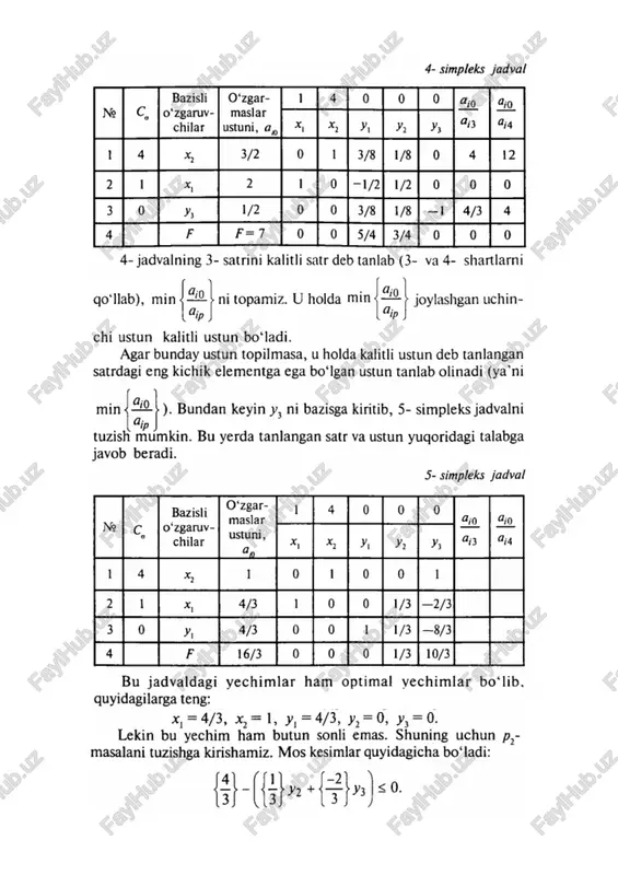 butun sonli programmalash masalasi - Page 5