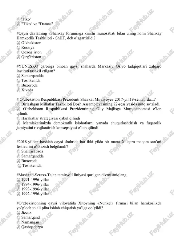 o‘zbekiston va jahon hamjamiyati - Page 5