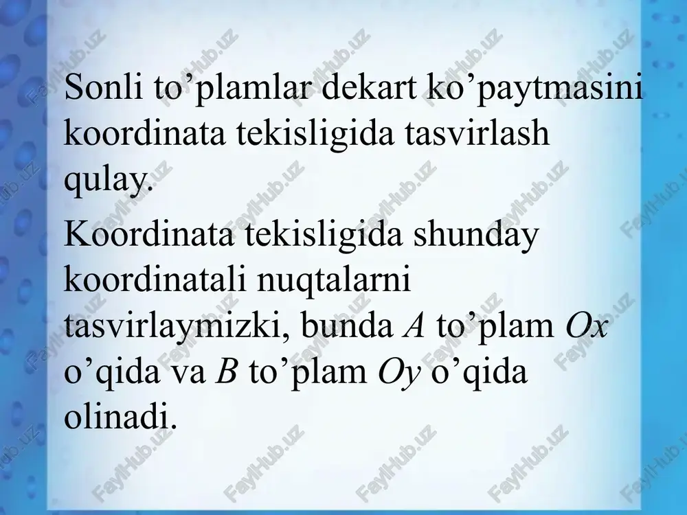 to`plamlarning dekart ko’paytmasi - Page 5