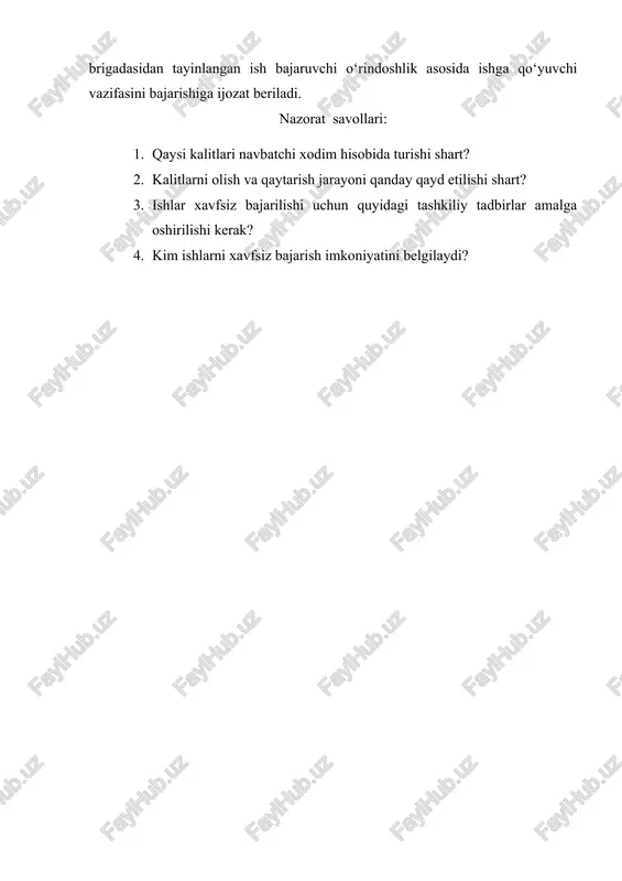 ishlar xavfsiz bajarilishi - Page 5