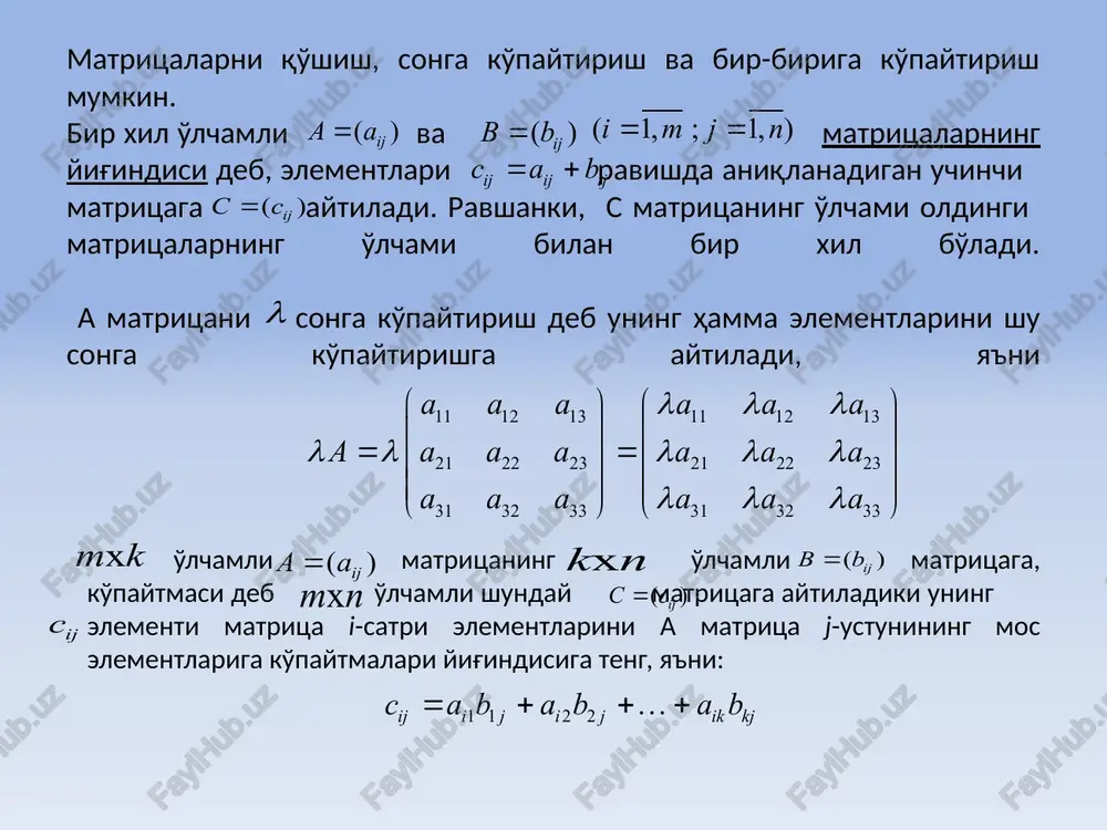 teskari matritsalar - Page 5