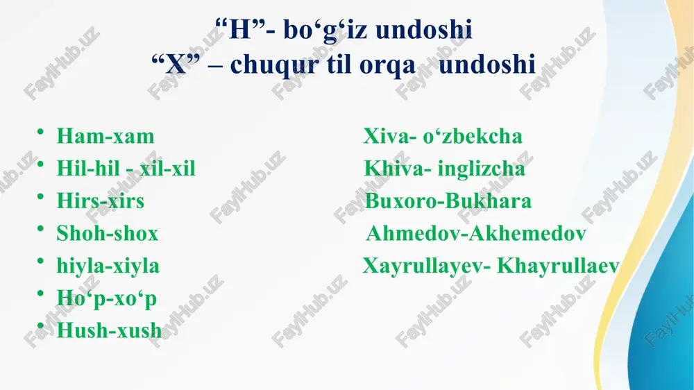 o‘zbek tilining asosiy imlo qoidalari - Page 5