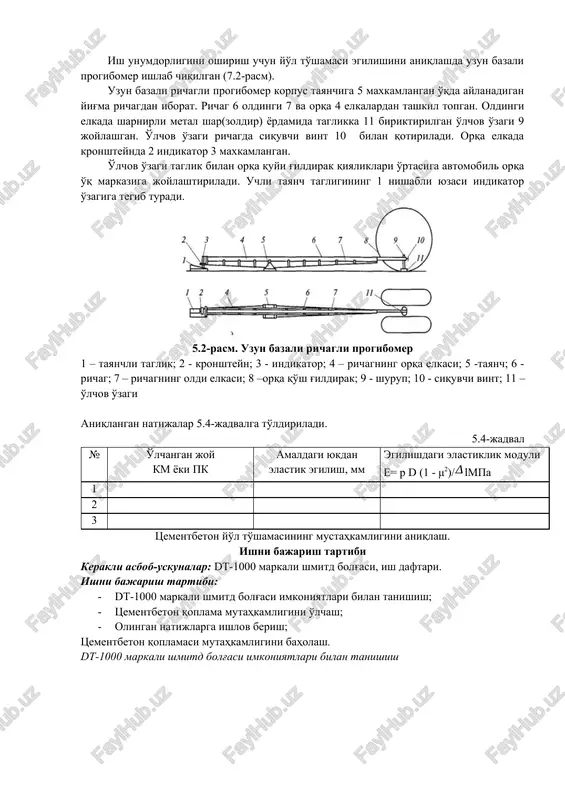 i shmitd bolg'asi bilan o'lchash nuqtalari qanday burchak ostida urilishiga bog'liq. natijalarga ishlov berish quyidagi jadvalda keltirilgan. 5.5-jadval r α-90 α-45 α α+45 α+90 r α-90 α-45 α α+45 α+90 20 125 115 38 370 350 320 280 260 21 135 125 39 380 370 340 300 280 22 145 135 110 40 400 380 350 310 295 23 160 145 120 41 410 400 370 330 310 24 170 160 130 42 425 415 380 345 325 25 180 170 140 100 53 440 430 400 360 340 26 198 185 158 115 44 460 450 420 380 360 27 210 200 165 130 105 45 470 460 430 395 375 28 220 210 180 140 120 46 490 480 450 410 390 29 238 220 190 150 138 47 500 495 465 430 410 30 250 238 210 170 145 48 520 510 480 445 430 31 260 …