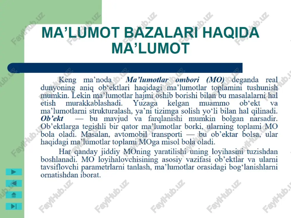 ma’lumotlar omborini loyihalash asoslari - Page 5