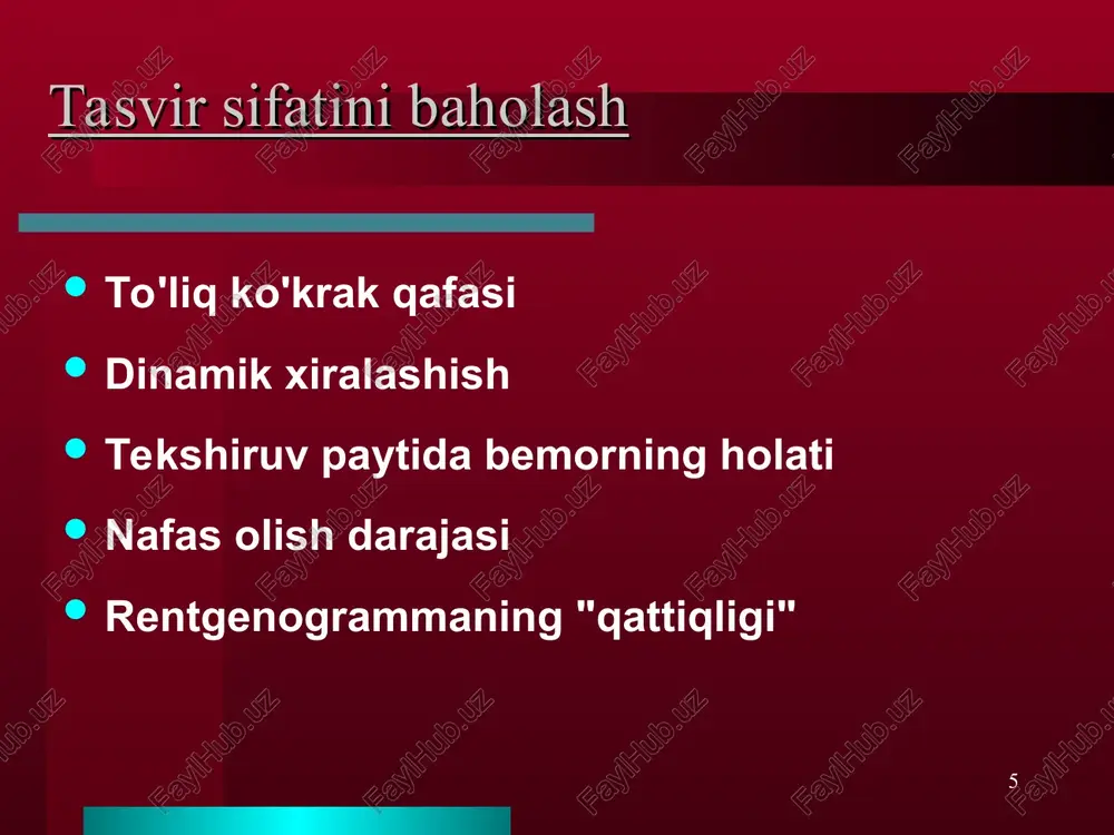 ko'krak qafasi rentgen tasviri - Page 5