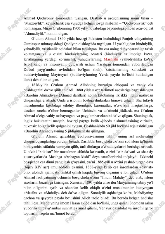 liy jamoalarni yilda bir marotaba 21 aprel kuni yashirin ovoz berish yoʻli bilan saylanadigan 9 kishidan iborat mahalliy diniy majlis boshqaradi. bahoiylar yirik jamoasi mavjud boʻlgan har bir davlatda milliy diniy majlis saylanadi. oʻz navbatida milliy diniy majlis vakillari 9 kishidan iborat boʻlgan umumjahon adolat uyi aʼzolarini saylaydilar. har besh yilda saylanadigan umumjahon adolat uyi umumjahon bahoiylar jamiyatining faoliyatini boshqarib boradi. bahoiylikda har biri 19 kunlik 19 oydan iborat boʻlgan diniy taqvim qabul qilingan. har 19 kunda jamoaning barcha aʼzolari ibodat qilish, jamoa bilan bogʻliq ishlarni muhokama qilish, oʻzaro birodarlik aloqalarini mustahkamlash uchun yigʻiladilar. kuniga uch marta isroilning akka shahriga qarab ibodat qilinadi. umumiy ibodat duo oʻqish, meditasiya hamda bahoiylikning asosiy kitoblari va jahon dinlari muqaddas kitoblaridan matnlar oʻqish orqali amalga oshiriladi. har yili 2 martdan 20 martgacha bahoiylar kun chiqardan kun botgunga qadar ovqat va suvdan oʻzlarini tiyib, roʻza tutadilar. bahoiylarning muqaddas ibodatxonasi akka shahrida joylashgan. xayfa shahri muqaddas …