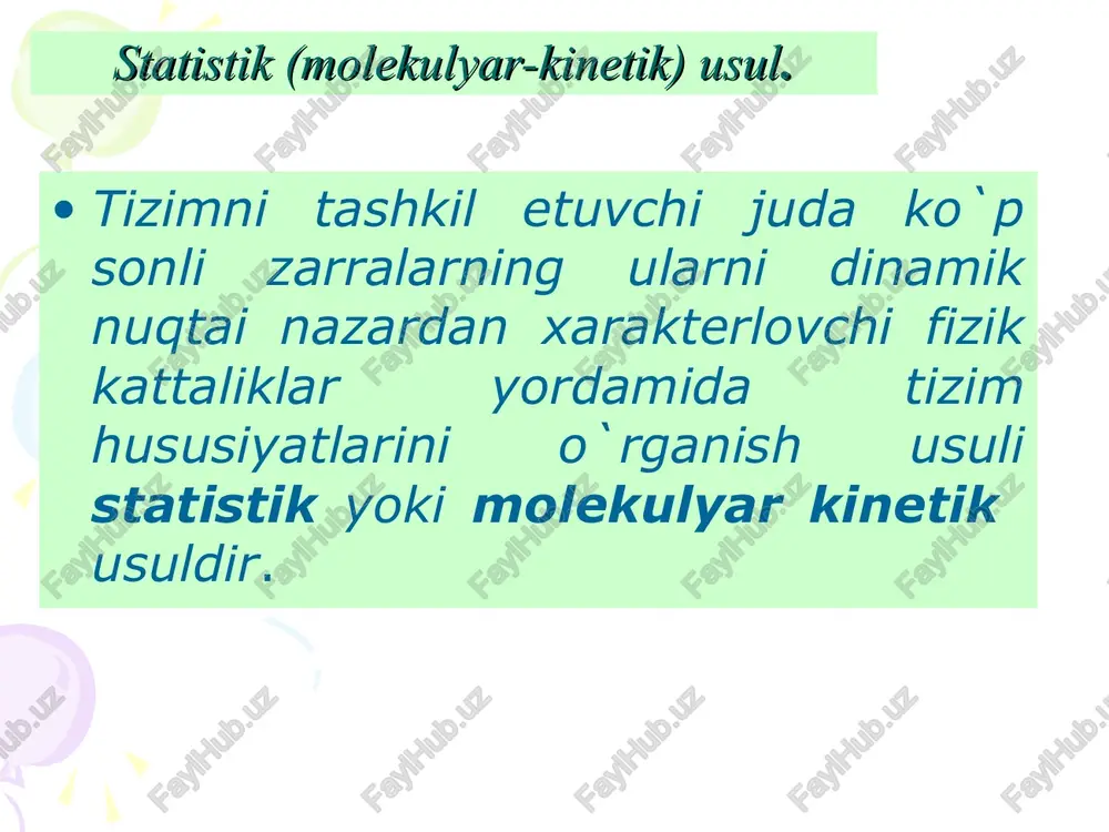 fizikada dinamik va statistik qonuniyatlar - Page 5
