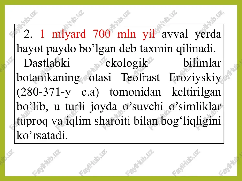 o'simliklar ekologiyasiga kirish - Page 5
