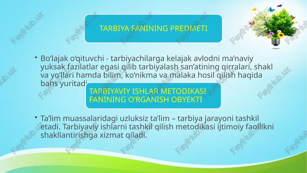 tarbiyajarayoning mohiyati va mazmuni - Page 5
