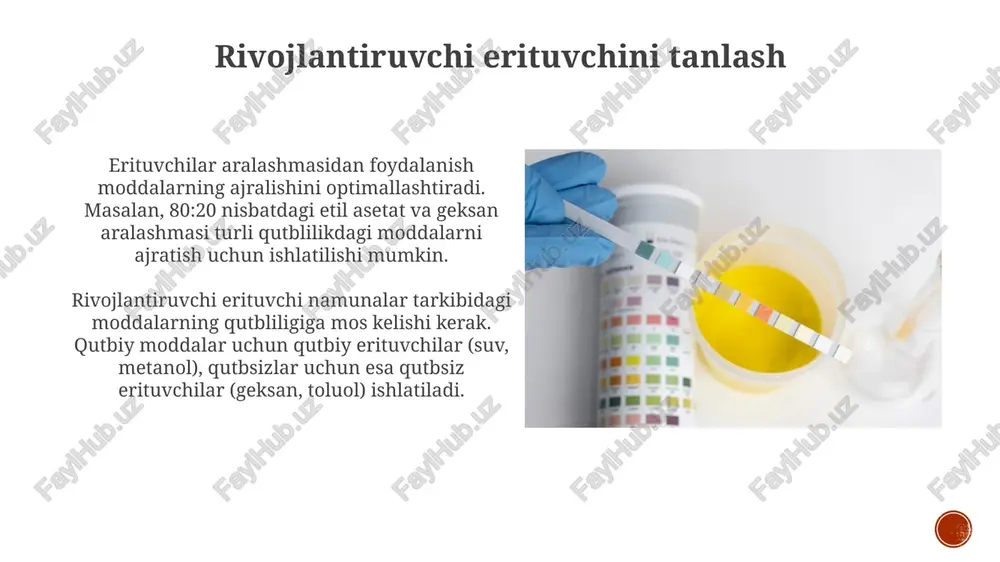 qog’ozli xromatografiyada moddalarni intenfikatsiyalash - Page 5