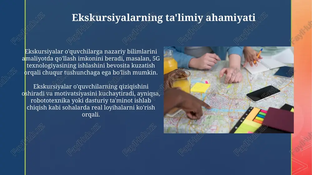 texnologiya darslarida ekskursiyalarni tashkil etish - Page 5