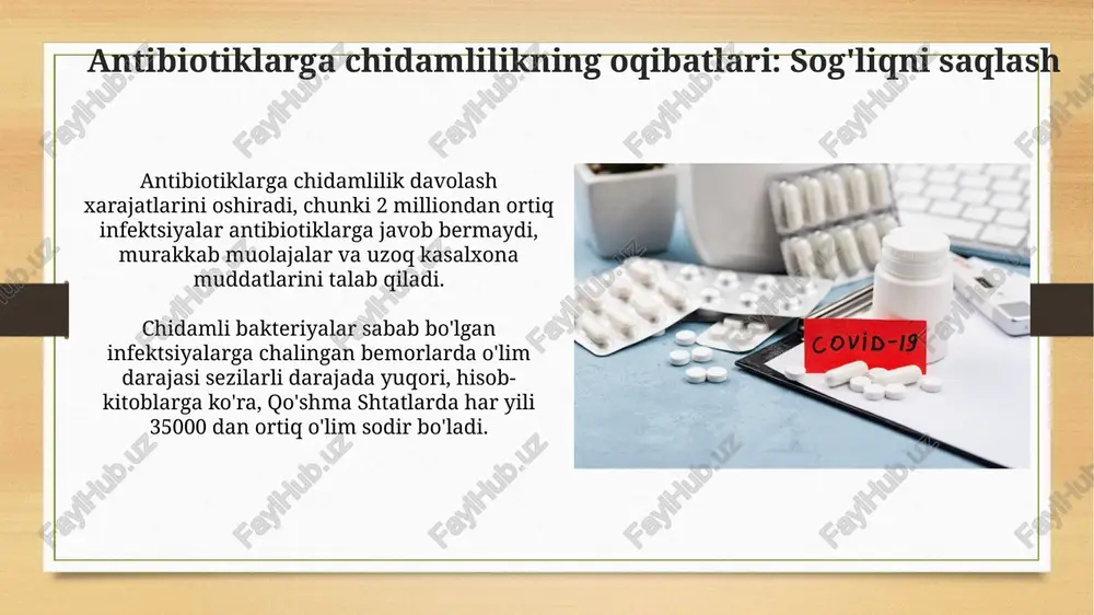 antibiotik rezistentlikning oldini olish choralari - Page 5