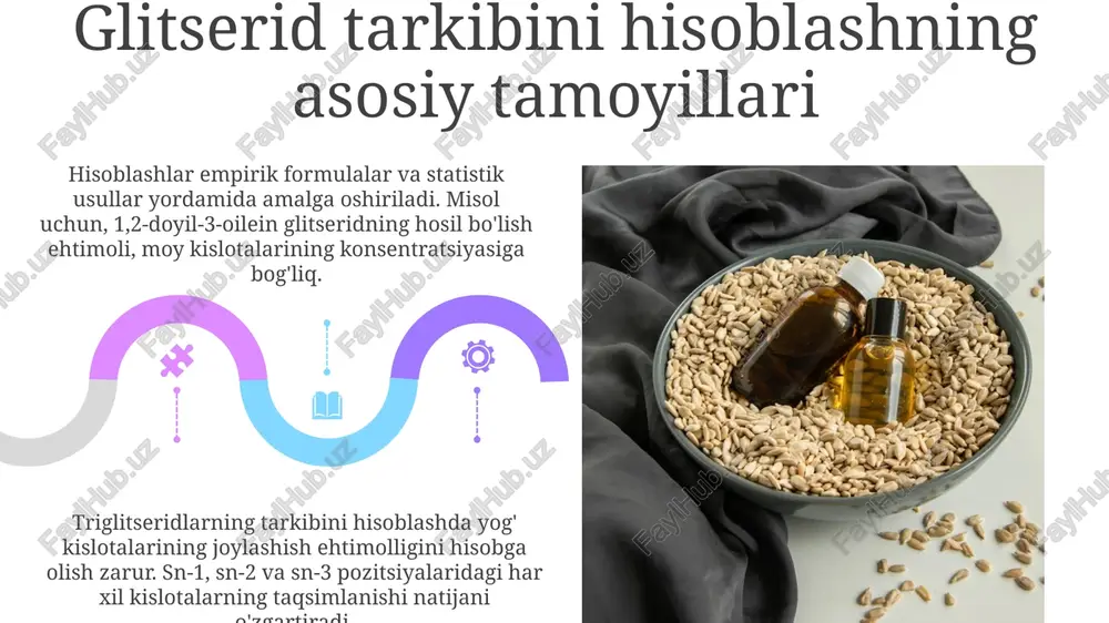 paxta moyi 3 glitserid tarkibini hisoblash - Page 5
