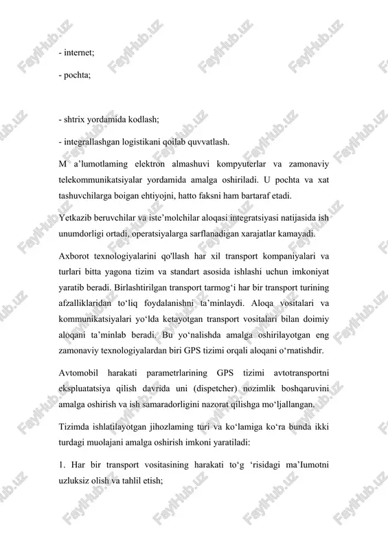 logistik axbarot tizimi - Page 5