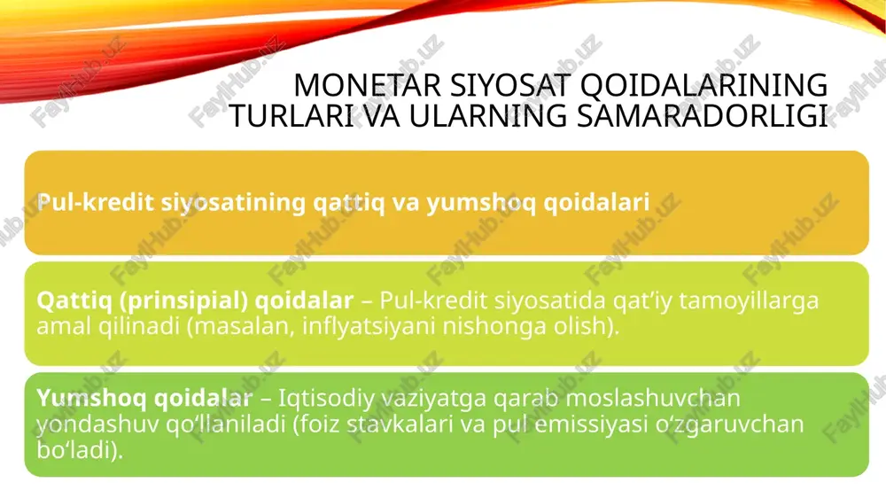 monetar siyosat qoidalari - Page 5