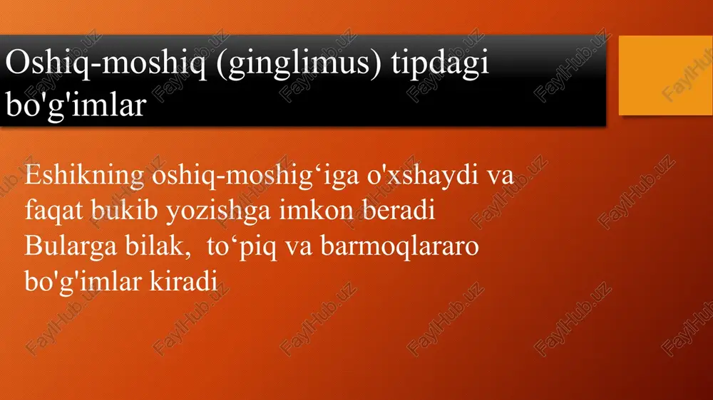 yassi(sirpanuvchi)bo'g'im - Page 5