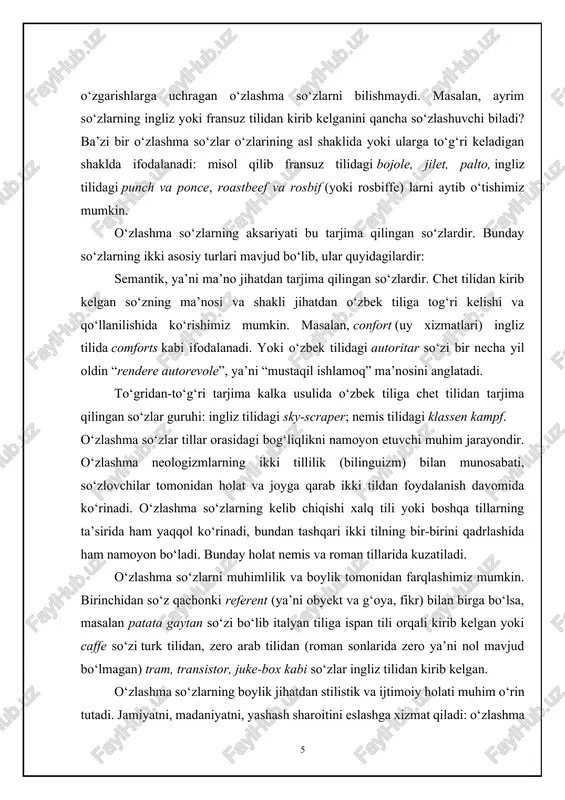 i va ko‘chma ma’nolarini to‘g‘ri farqlay olishimiz zarur. misol qilib ba’zi bir o‘rta sharq olimlari o‘zlashma so‘zlarni yaxshi eslay olishgan, ammo ularni talaffuz eta olishmagan shu vaziyatda ular so‘zlarning ko‘chma ma’nolarini qo‘llashgan. o‘zlashma neologizmlarga nimalar kiradi? ot, fe’l va sifat so‘z turkumlariga oid so‘zlar kiradi. o‘zlashma fe’llar va sifatlar ikki lingvistik tor ma’noda uyg‘unlashadi va bundan tashqari bilingvistik sharoitni yaratadi. yana shuni ham aytib o‘tishimiz joizki, o‘zlashma so‘zlar morfologiyaning elementlari ham deyiladi. zamonaviy lingvistika o‘zlashma neologizmlarni ( yunoncha “neos” yangi va “logos” so‘z ) lingvistika evolyutsiyasining asosiy personaji sifatida ta’kidlaydi. yangi so‘z bu leksikaning boyishi demakdir. yangi so‘zning shakllanishidagi barcha jarayonlar neologiya deb ataladi. o‘zlashma neologizmlar qayerda xabar va yangiliklar tezlikda tarqalsa o‘sha hududlarda tez shakllanadi va rivojlanadi. yuqorida aytib o‘tilganidek o‘zlashma neologizmlar tilda mavjud so‘zlardan , qisqartirilgan so‘zlardan, akronimlardan va bir so‘zning tovushlarini o‘zgartirish orqali ham yasaladi. o‘zlashma neologizmlarning tilda paydo bo‘lishi va yo‘qolishi uning tilga qabul qilinganligida yoki …
