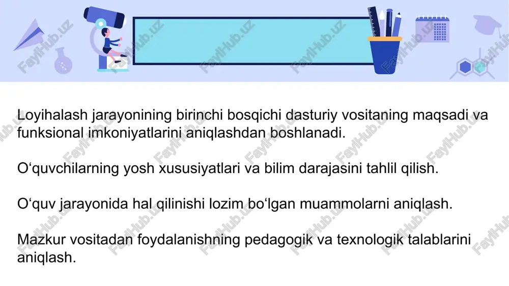 pedagogik dasturiy vositalarni loyihalash - Page 5