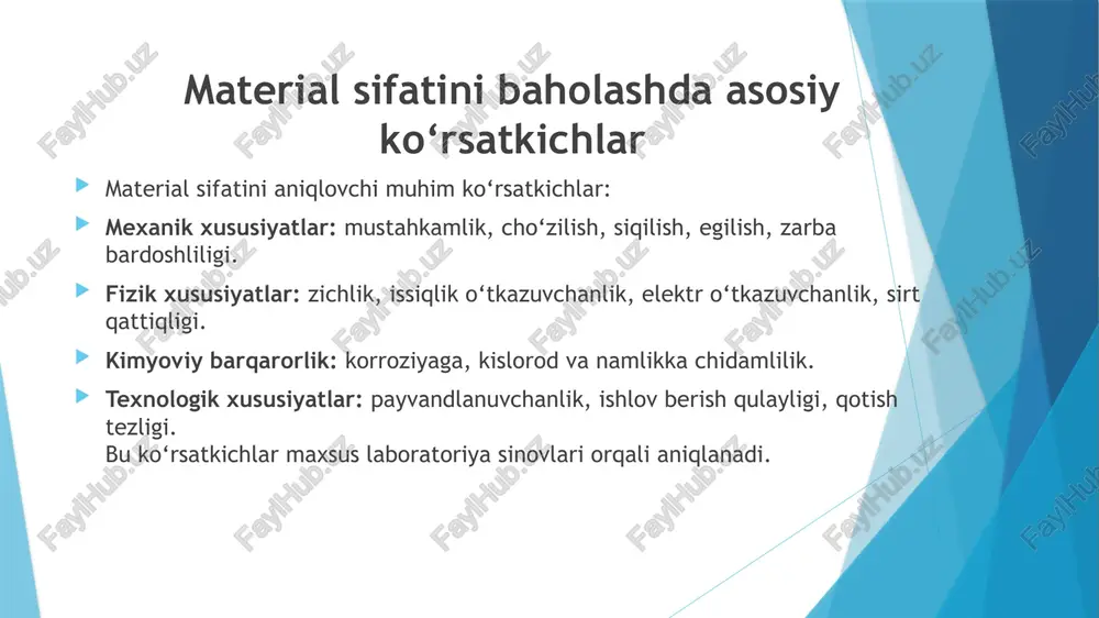 materiallar sifatini tekshirish usullari - Page 5