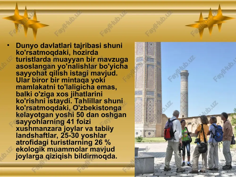 turizm sohasining iqtisodiyoti - Page 5